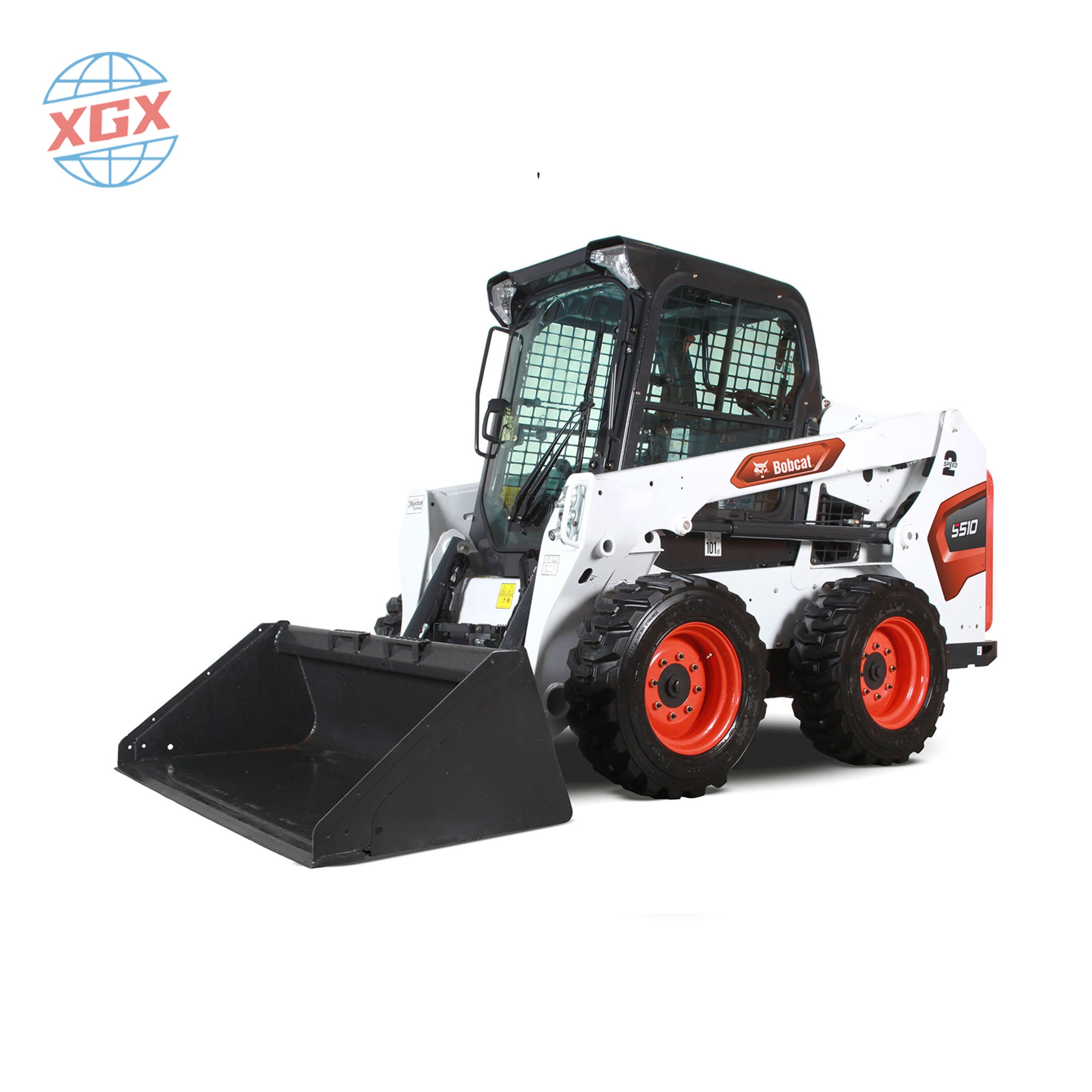 USA brand bobcat original machine s510 skid steer loader used loader for sale with good condition