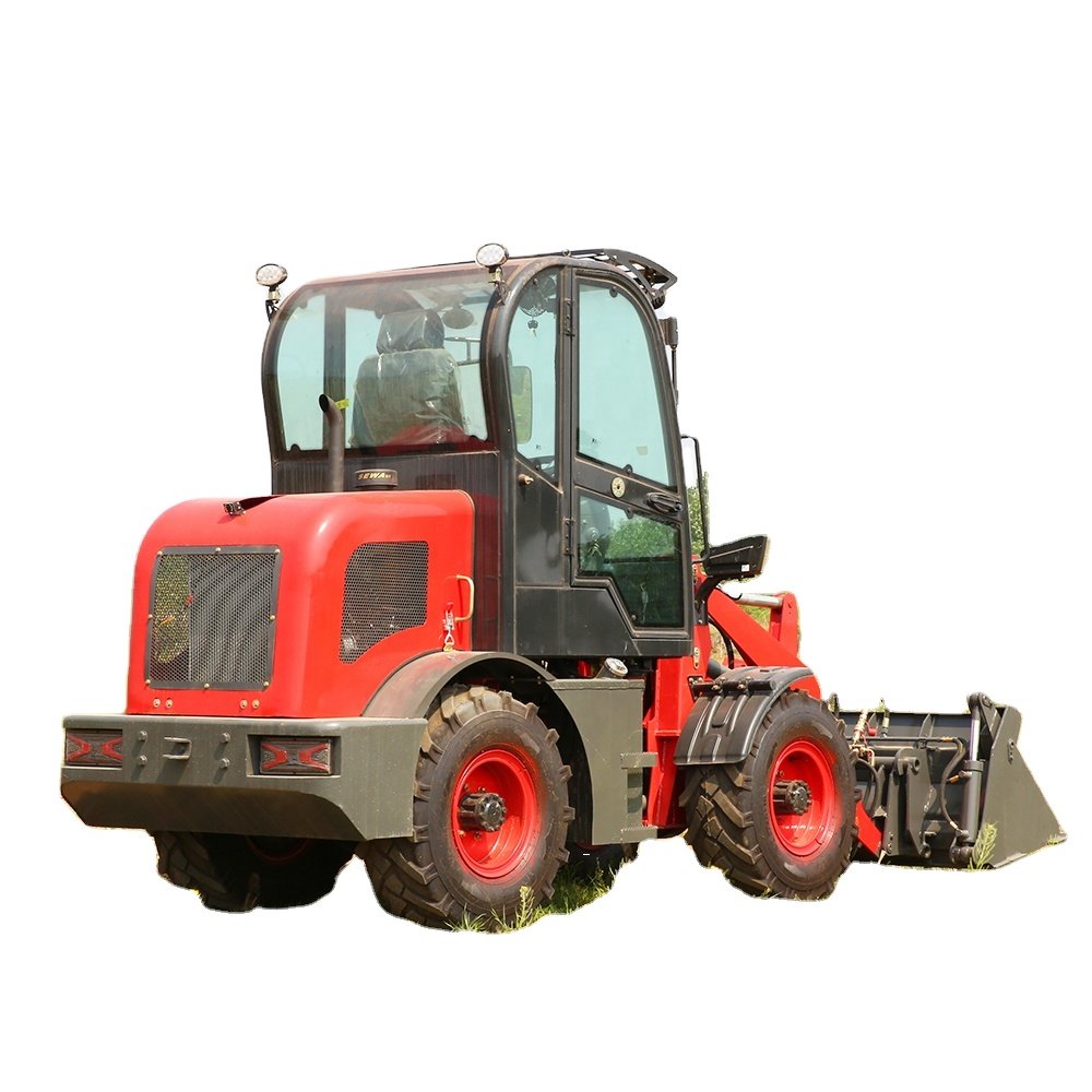 TL08 0.8 Ton High Quality Mini Wheel Loader Used Condition Featuring Front Loader Attachments Engine Motor Pump Gearbox Bearing