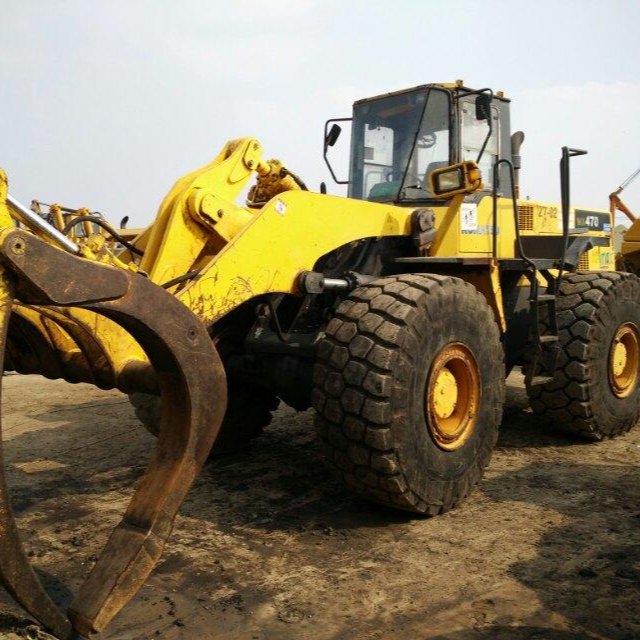 High Quality Used Komatsu WA470-3 Wheel Loader Japan Brand Second Hand Tractor Loader 5 Ton Rated Engine Motor Pump Included