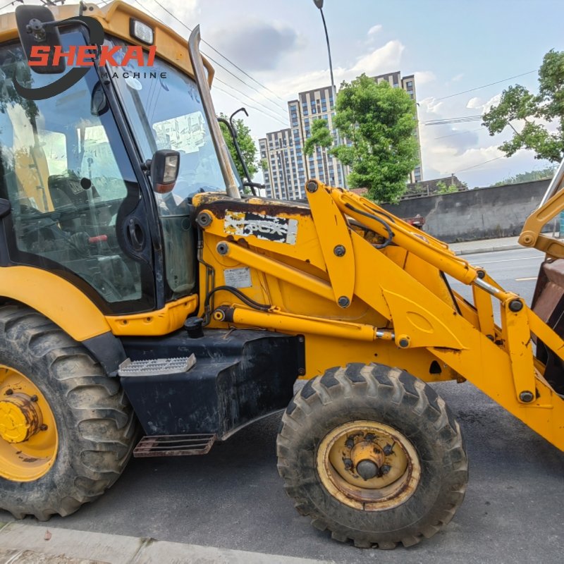Used Construction Machinery Wheel JCB 3CX Backhoe Loader In Shanghai