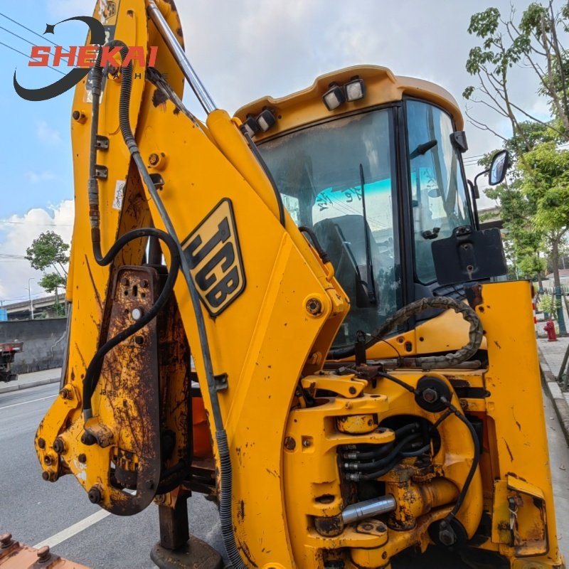 Used Construction Machinery Wheel JCB 3CX Backhoe Loader In Shanghai