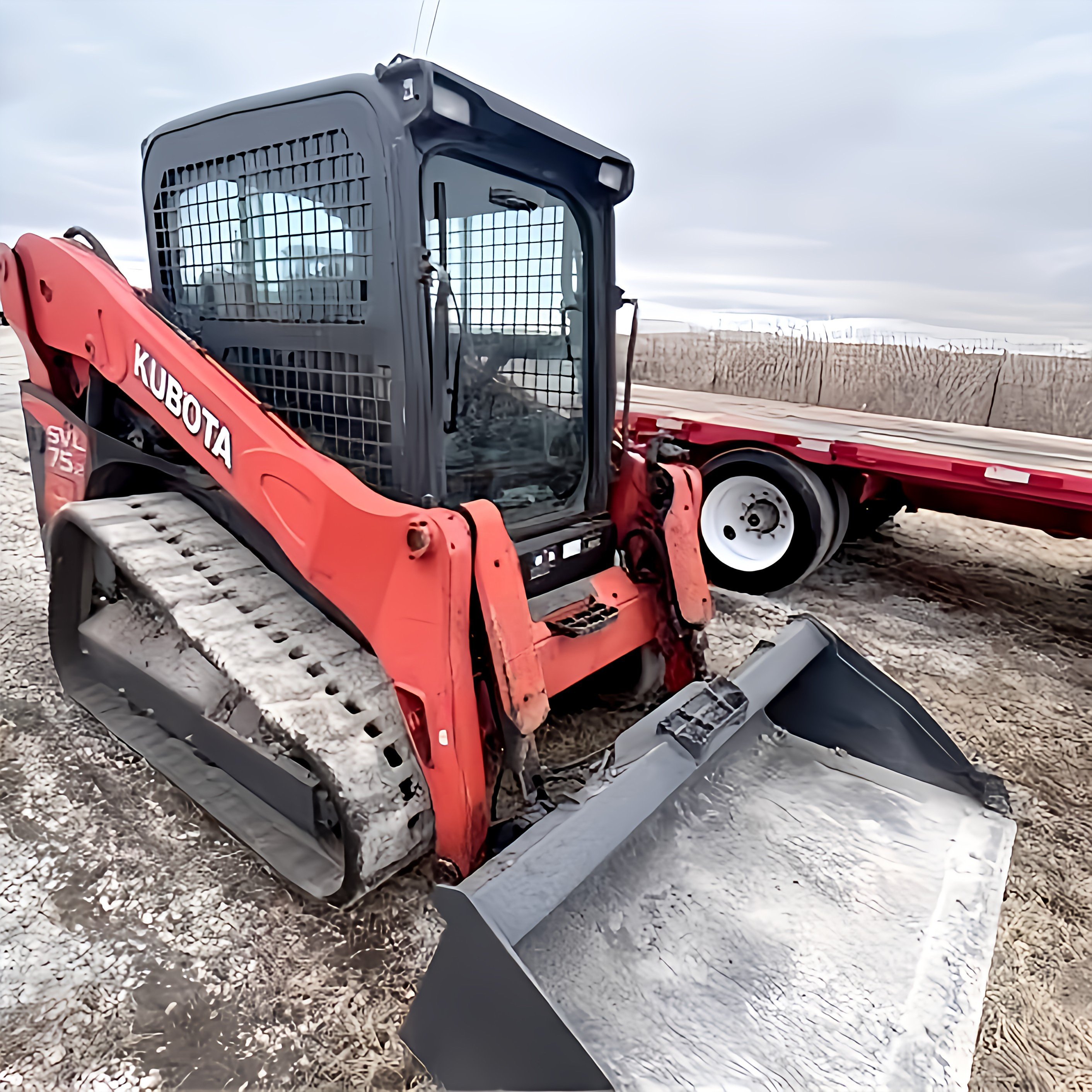Used Kubota SVL 75-2 Crawler Skid Steer Loader with Bucket in Great Condition Ready to Ship