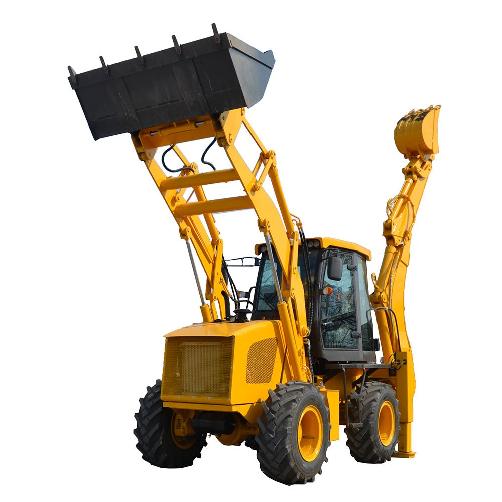 Backhoe Small Tractor Front End Loader and Backhoe Tractor YUCHAI Engine Wheel Loader Electric Battery Small Engine with Gearbox