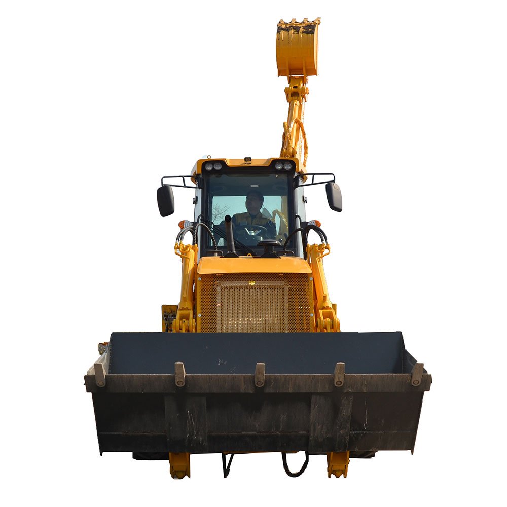 Backhoe Small Tractor Front End Loader and Backhoe Tractor YUCHAI Engine Wheel Loader Electric Battery Small Engine with Gearbox