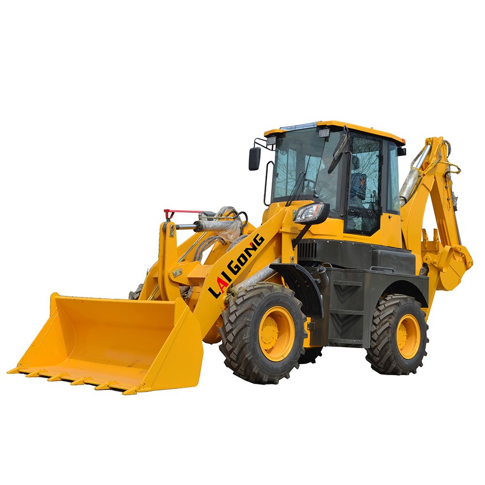 Backhoe Small Tractor Front End Loader and Backhoe Tractor YUCHAI Engine Wheel Loader Electric Battery Small Engine with Gearbox