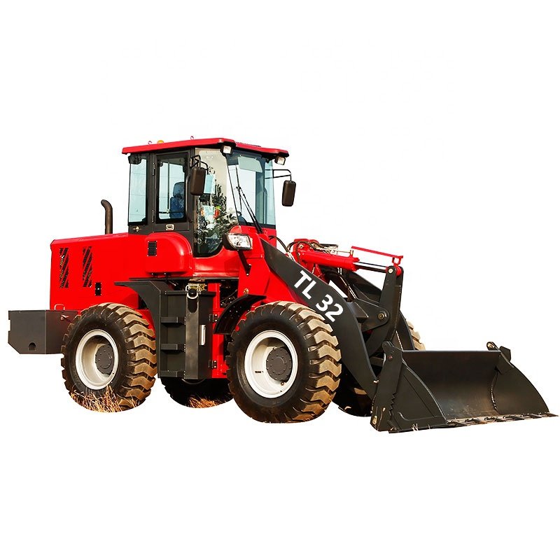 Titanhi 3.2ton 4WD Tractor Hjullastare Steel Rims Carregadora De Rodes High Quality Cheap Price Front Arm Loader with Quick Hitc
