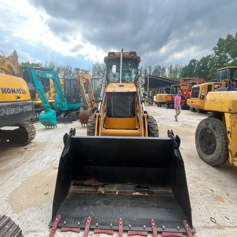 Used Caterpillar 416E 420F 420F2 Backhoe Loader 3 Ton Rated Load Front Loader Motor Pump Engine Key JCB John Deere Caterpillar