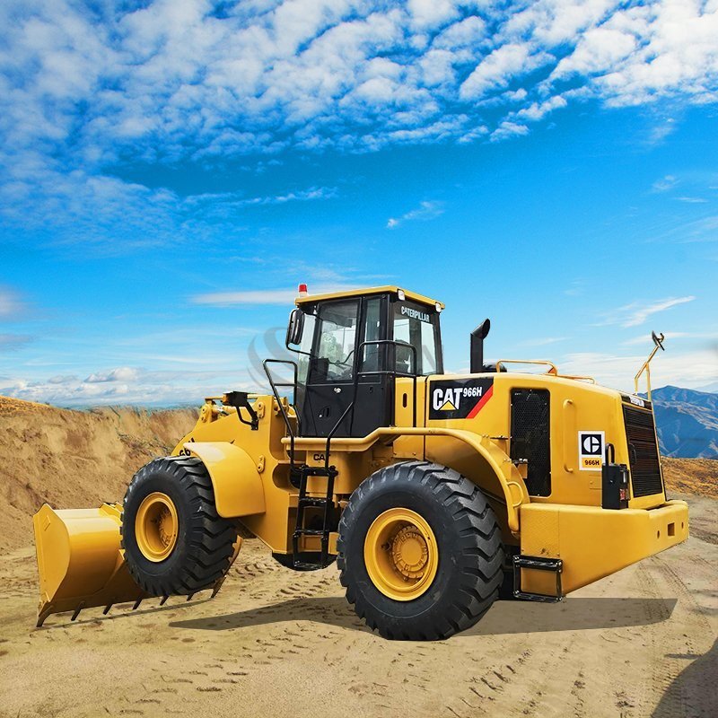 Used Cat Wheel Loader 966h Secondhand 6 Tons Load Capacity Medium Front End Loader Caterpillar 966h
