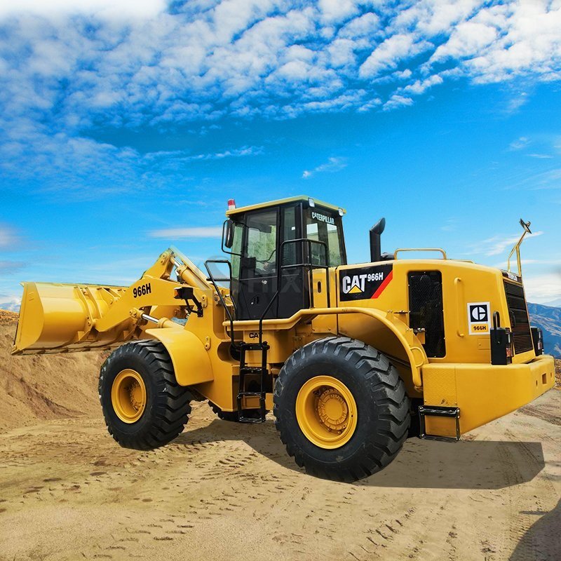 Used Cat Wheel Loader 966h Secondhand 6 Tons Load Capacity Medium Front End Loader Caterpillar 966h