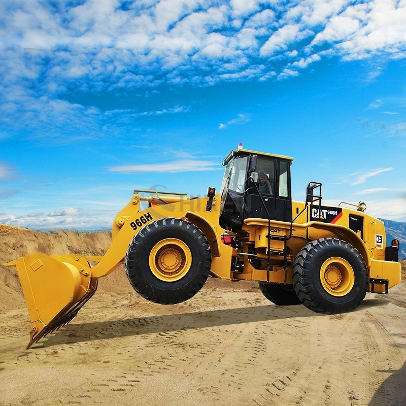 Used Cat Wheel Loader 966h Secondhand 6 Tons Load Capacity Medium Front End Loader Caterpillar 966h