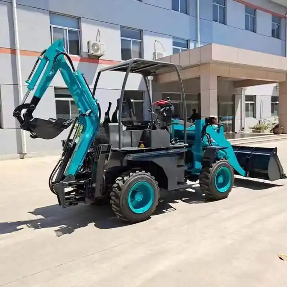 Large Mini Retroexcavadora Farm Tractor Backhoe Excavator Loader 4x4 Backhoe