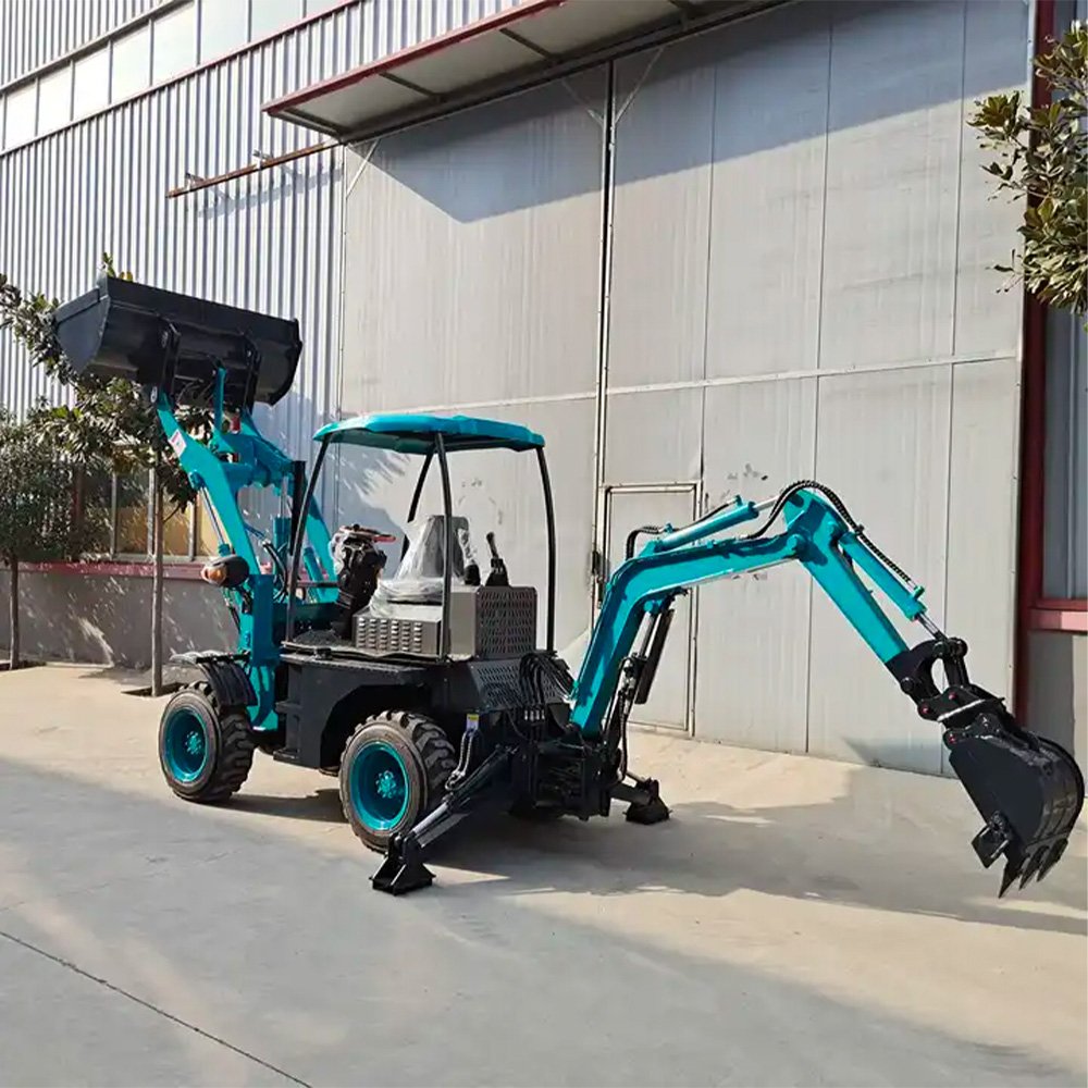  Large Mini Retroexcavadora Farm Tractor Backhoe Excavator Loader 4x4 Backhoe