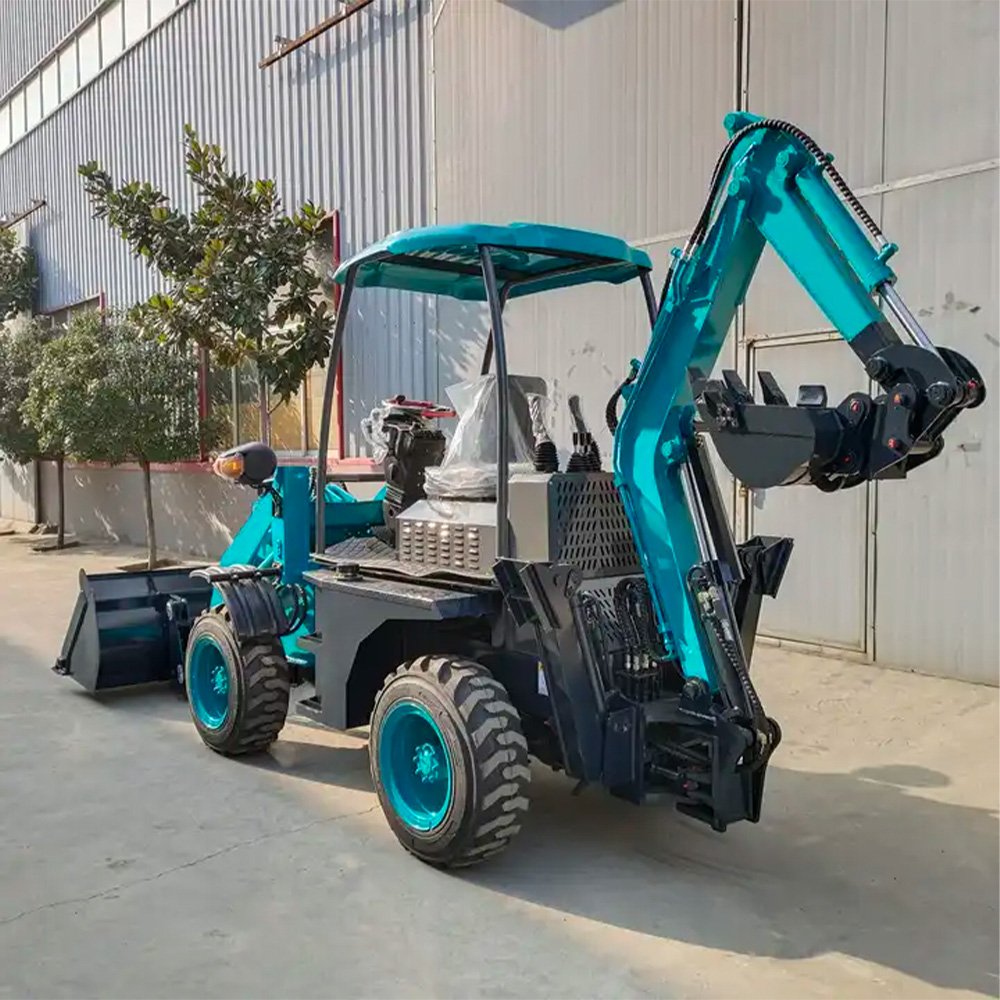  Large Mini Retroexcavadora Farm Tractor Backhoe Excavator Loader 4x4 Backhoe