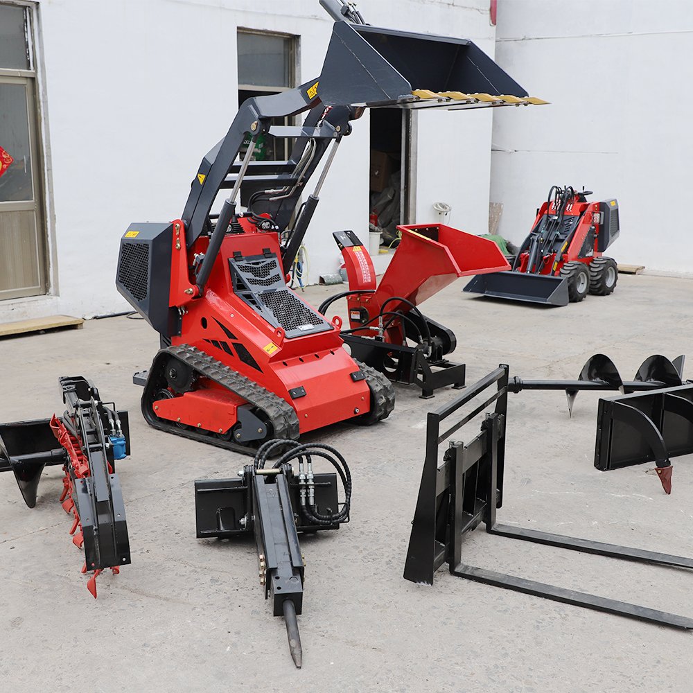 Chinese Factory Cheap Mini Loader Skid Steer Loader For Sale