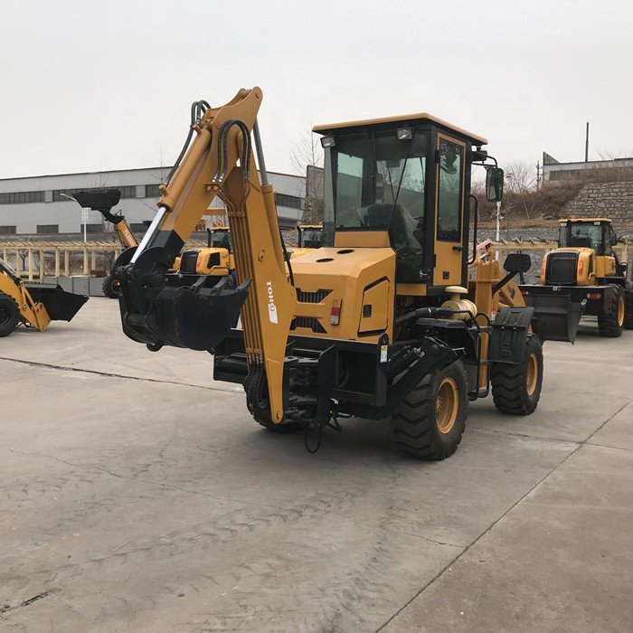 Smallest Wheel Backhoe Loaders Mini Articulated Front End Used Loader For Sale