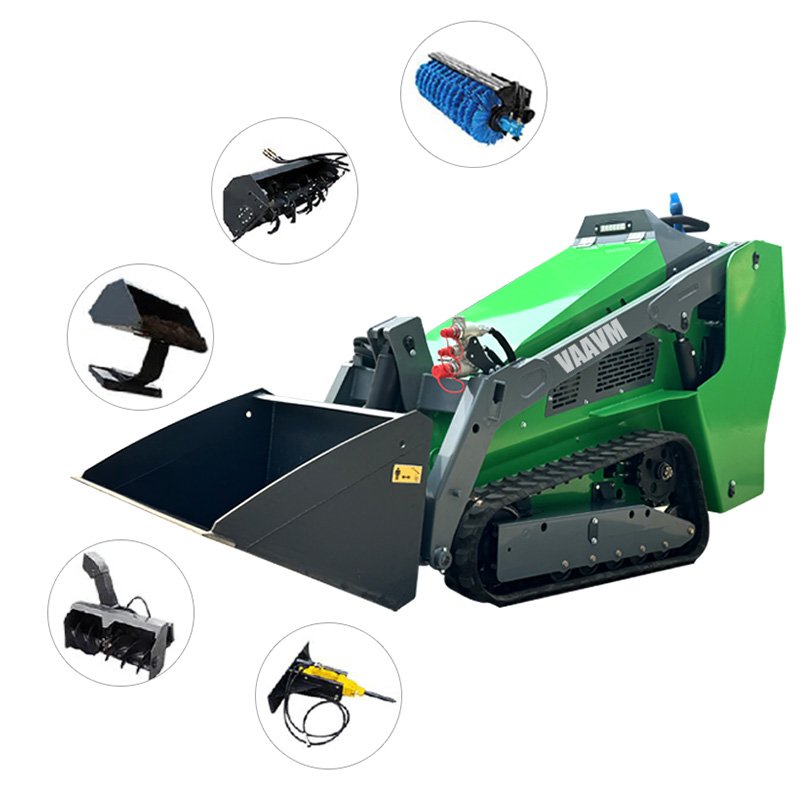 VAAVM VAS001 Multifunction Skid Steer Crawler Loader Mini Skid Steer With Cheap Price