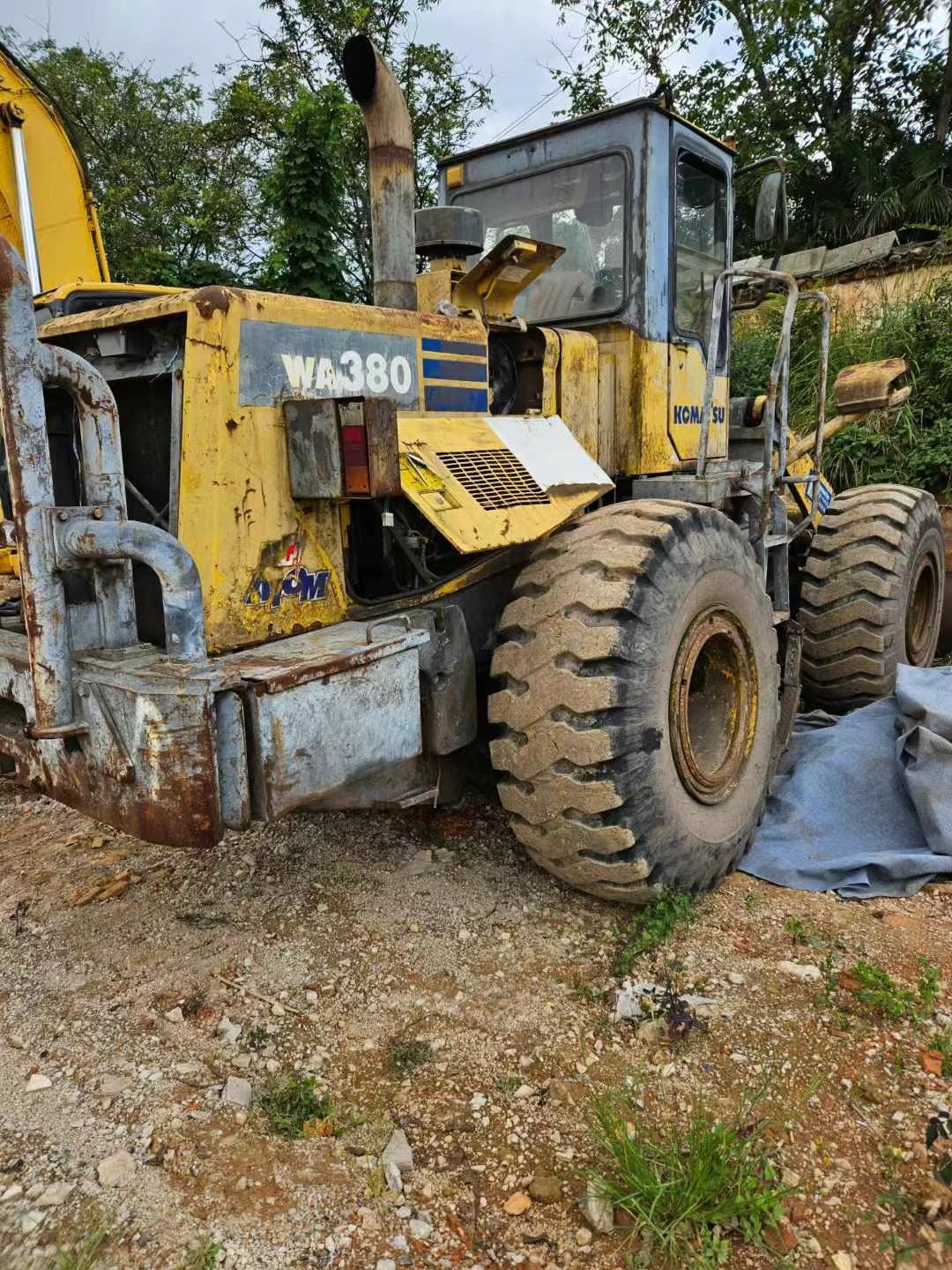High Performance Second-Hand Komatsu Front Wheel Loader WA360 WA470 WA500 WA380-Core Component Engine Used in Construction
