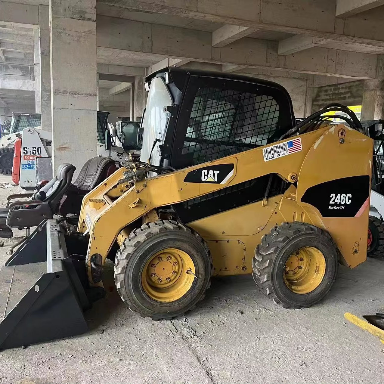 Sought-after Used Original CAT 246c Skid Steer Loader Secondhand Caterpillar Loader Cat246C Construction Machinery