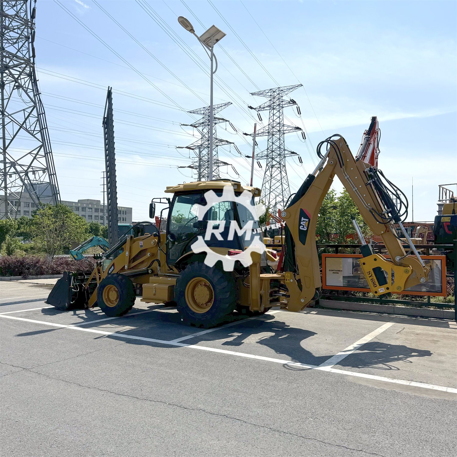 Japan caterpillar used CAT420F backhoe loader in stock low price high quality secondhand cat 420f backhoe loader