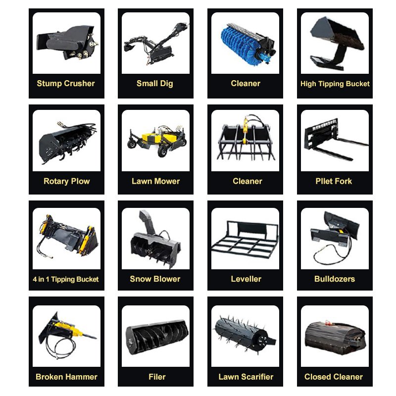 Fast Delivery Tracked Steer Loader Small Loader For Contrustion/Garden/Farm