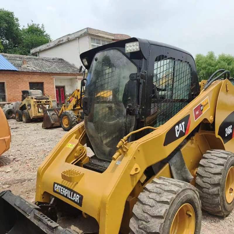 original Caterpillar Skid Steer Loader CAT 246C 246D Used skid steer loader