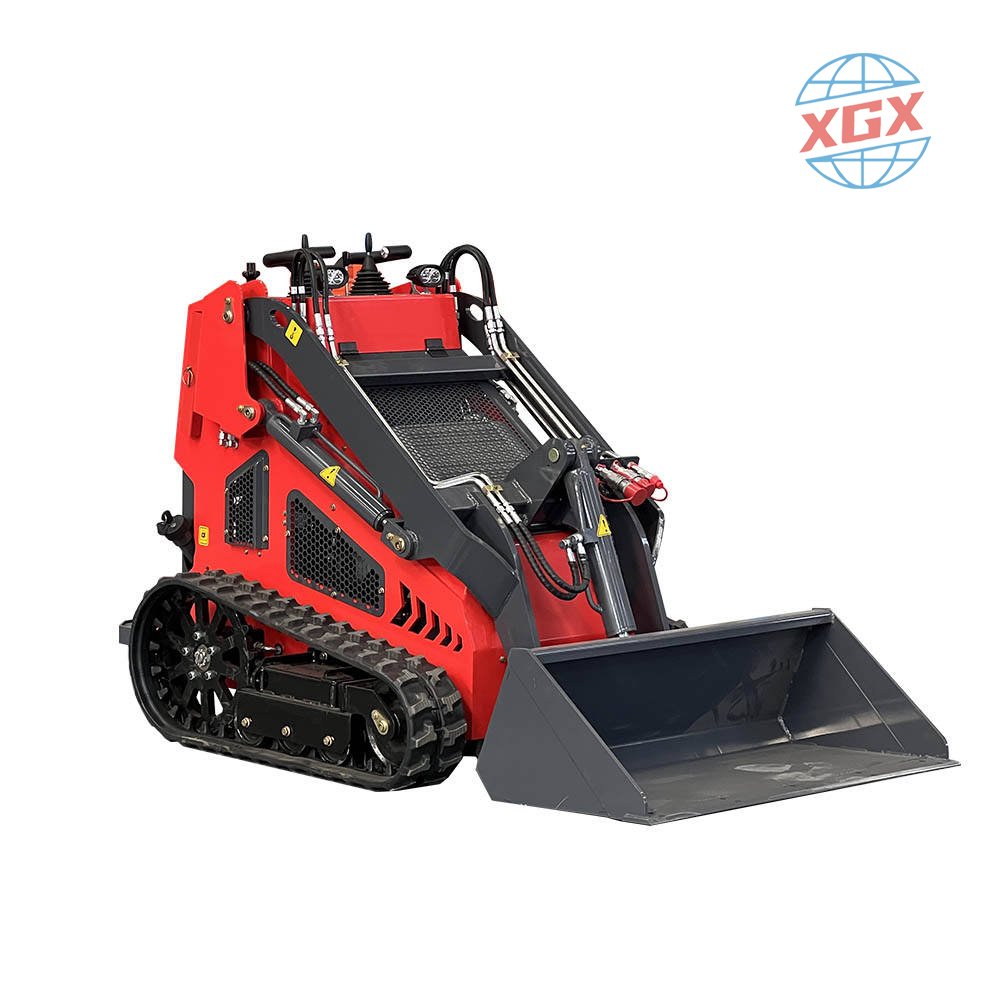 Forestry Mulcher Skid Steer Used Mini Skid Steer Loader With Bucket Forks Trencher And Stump Grinder Attachments