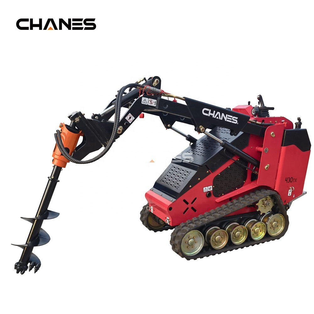 EPA Compliant Mini Diesel Loader Tracked Mini Skid Steer Joystick Controls Yanmar Kubota Perkins Motor Custom OEM Logo Available