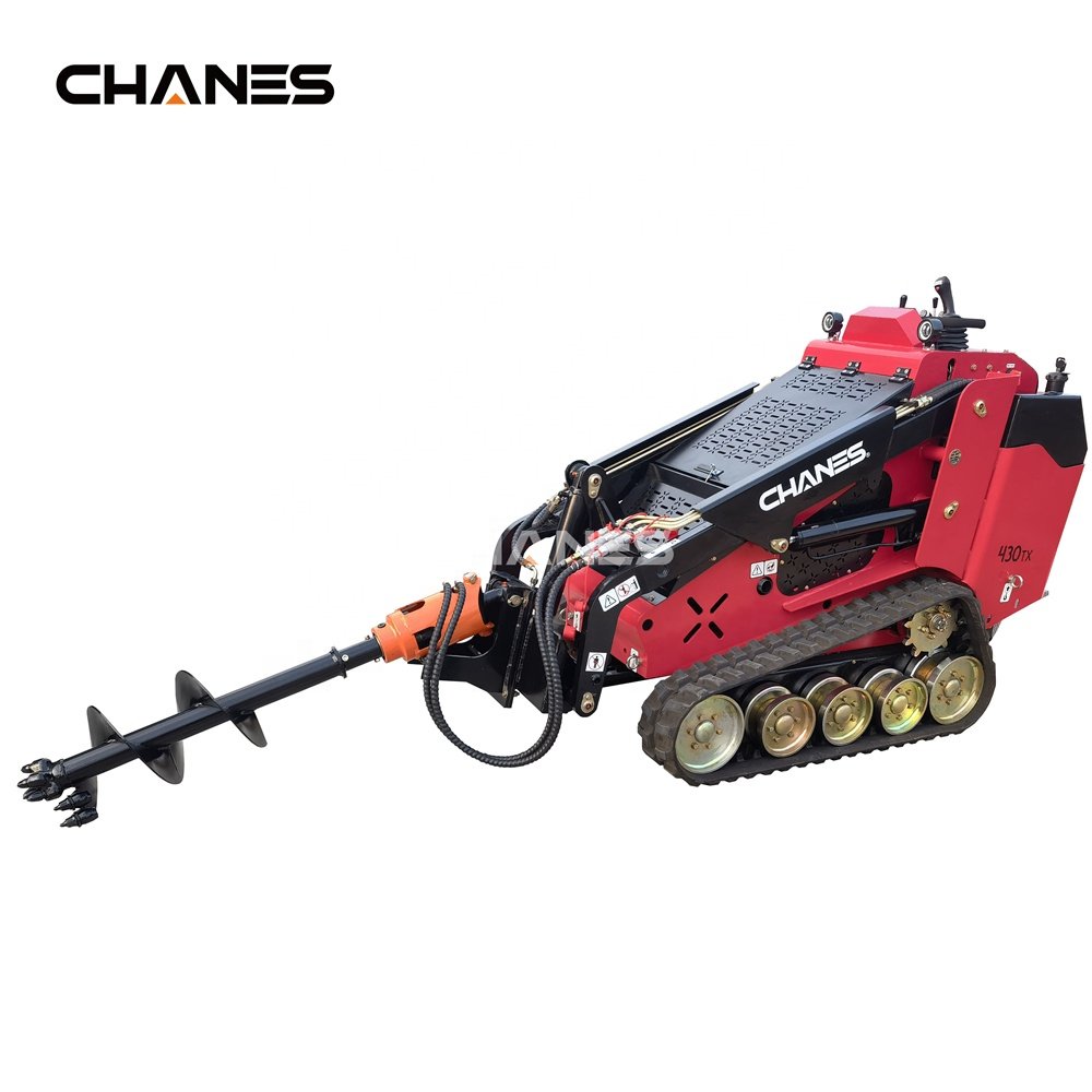 EPA Compliant Mini Diesel Loader Tracked Mini Skid Steer Joystick Controls Yanmar Kubota Perkins Motor Custom OEM Logo Available