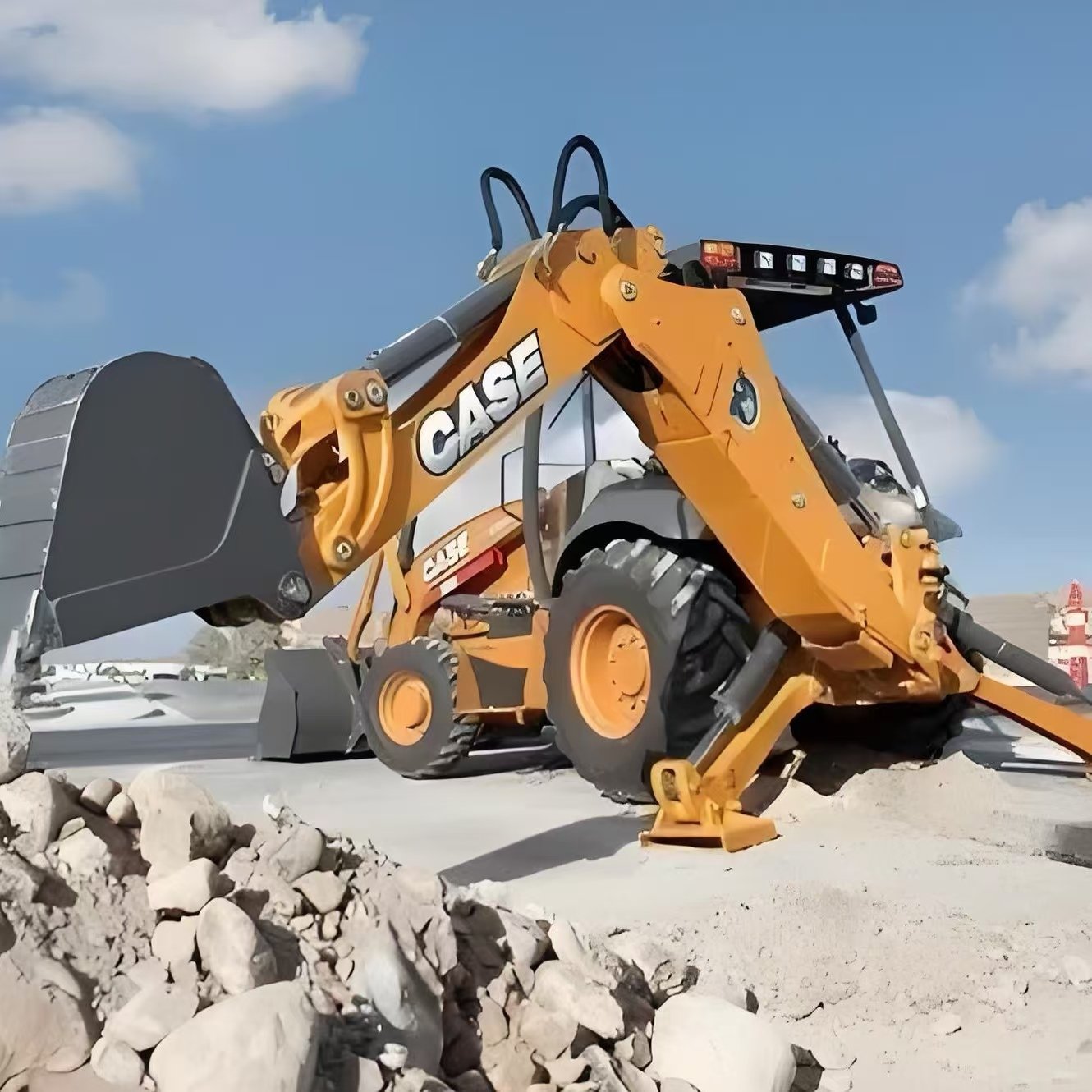 Original Used case backhoe loader excavator 580 590 695 low price for sale