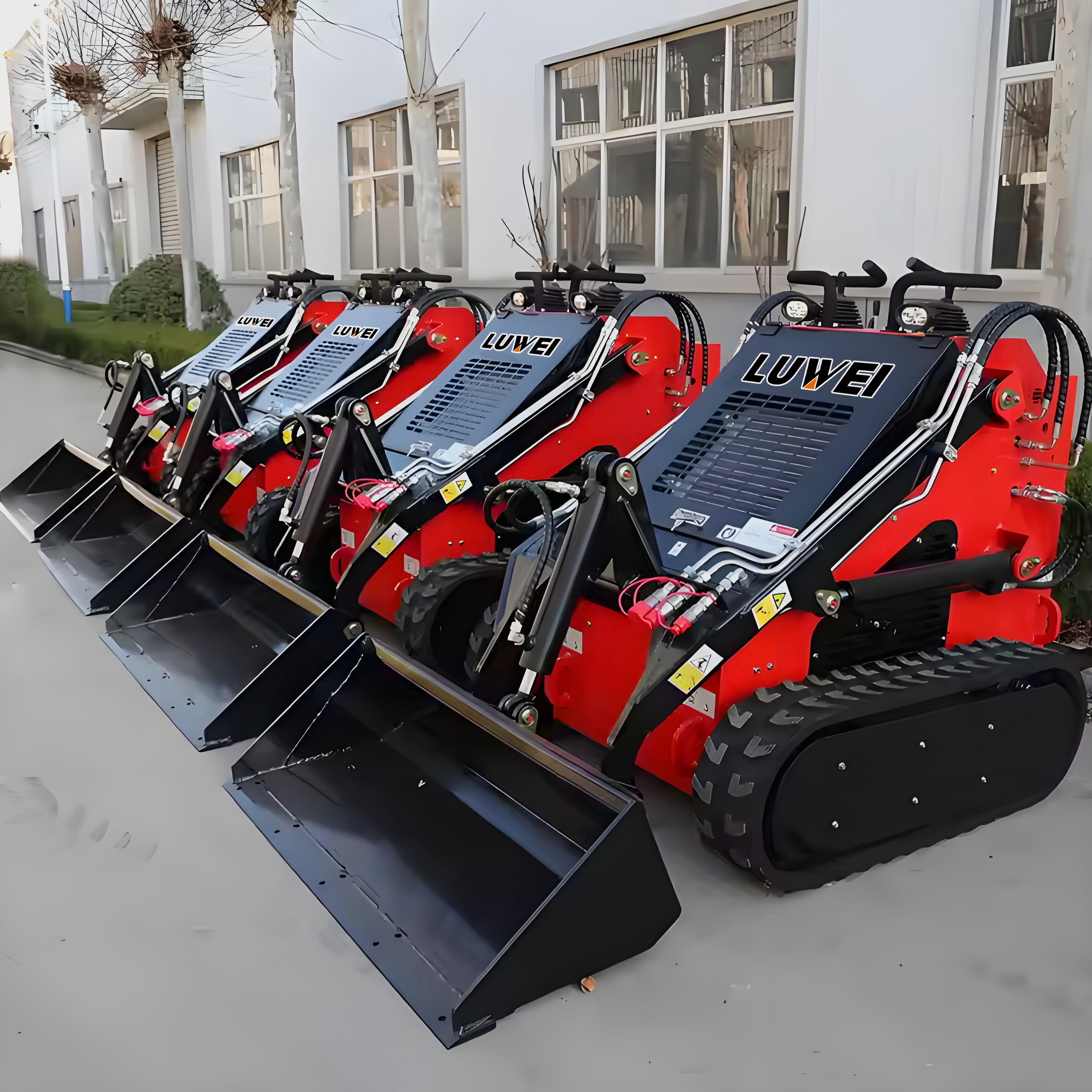 Mini Skid Steer Loader Cheap LW-420 Wheel Loader Mini Cargo Farm CE EPA Engine Compact Skid Steer Diesel Loaders