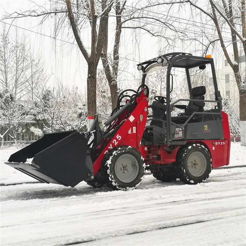 Farm front end shovel loader DY25 small mini wheel loader similar to weidemann ,giant ,schaffer