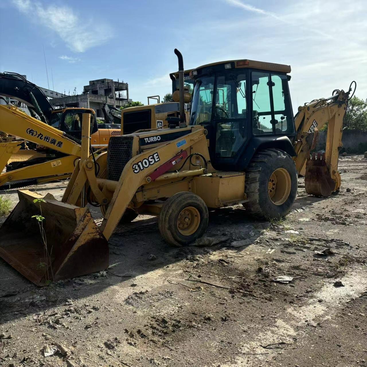 Second-hand CASE 310SE loaders in stock hot sale with cheap price and high quantity good condition strong power original engine
