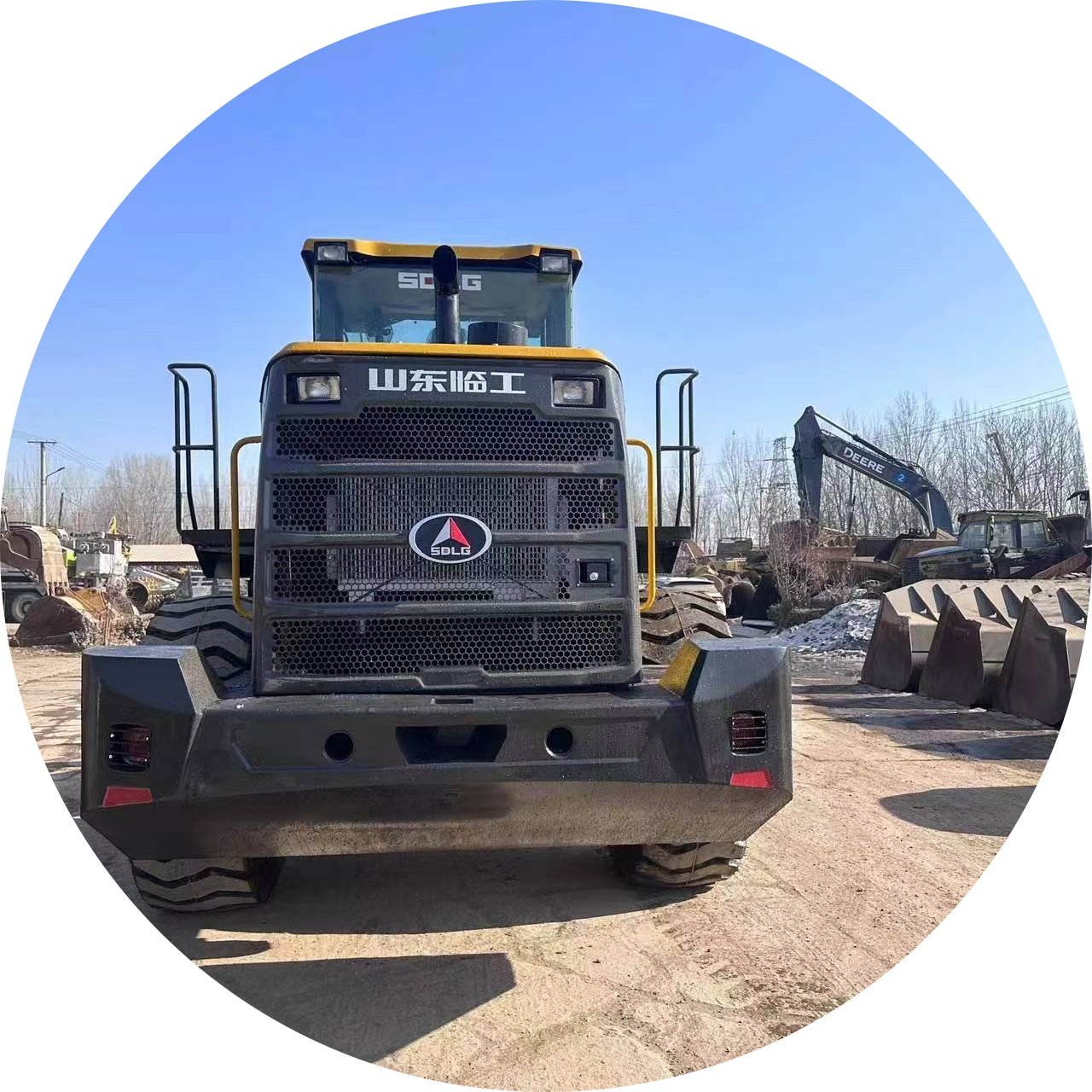 High quality 5-ton Shandong Lingong 958F front-end loader for sale