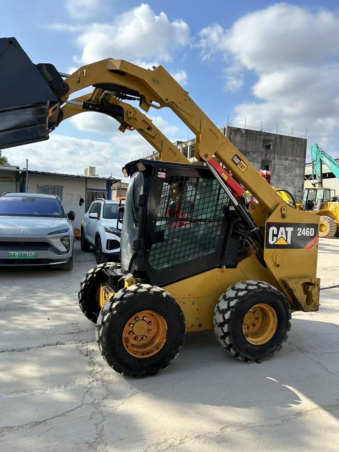 Caterpillar 246D 246c 246d mini loader skid steer loader cheap price automatic loader CAT 246C CASE 420 299D3 277