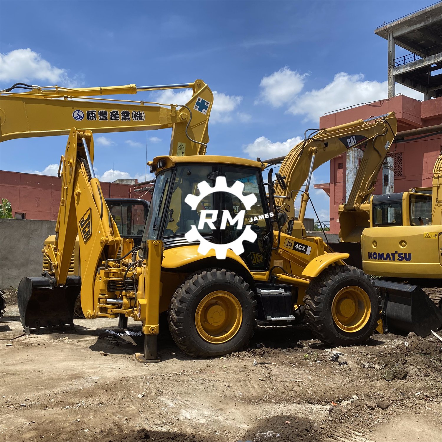Used JCB Backhoe Loader JCB Secondhand JCB4CX Wheel 8TON Used Backhoe Excavator Loader JCB3CX JCB4CX Construction Machinery