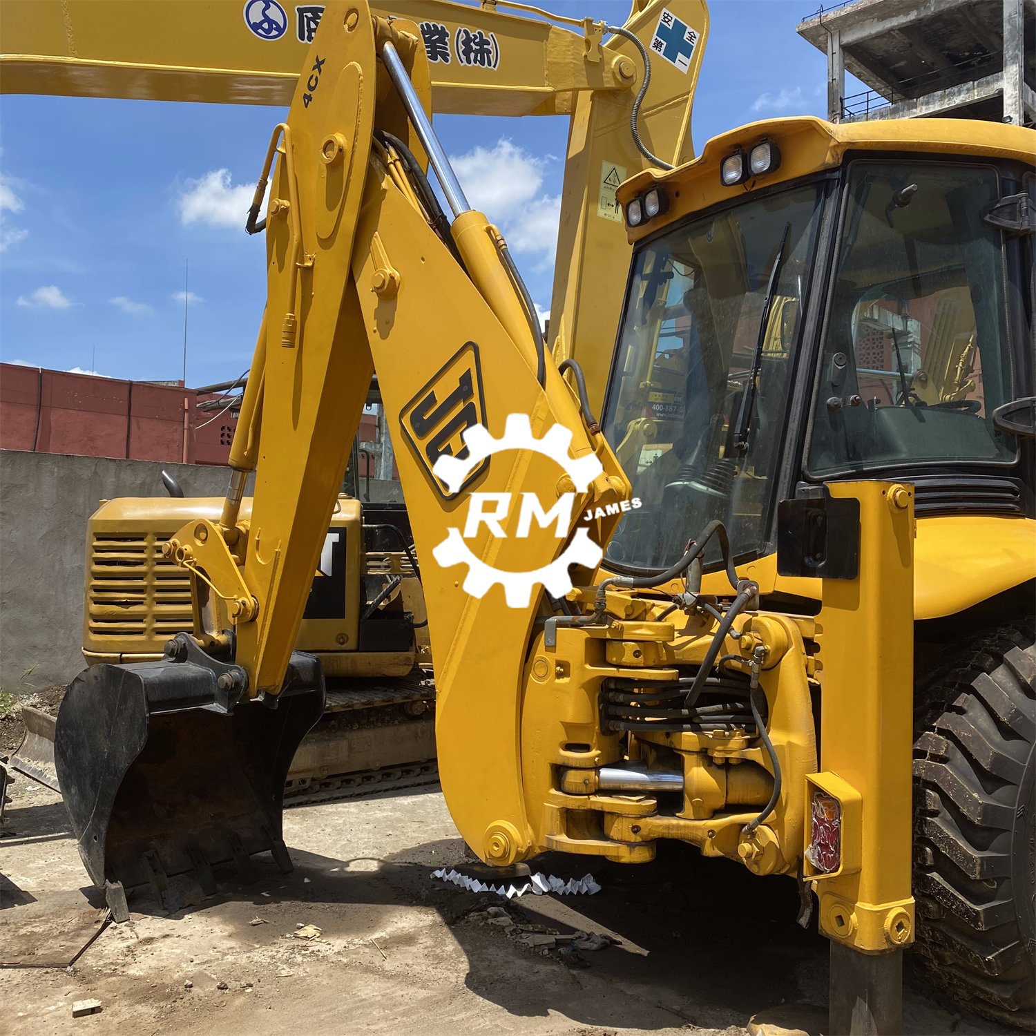 Used JCB Backhoe Loader JCB Secondhand JCB4CX Wheel 8TON Used Backhoe Excavator Loader JCB3CX JCB4CX Construction Machinery