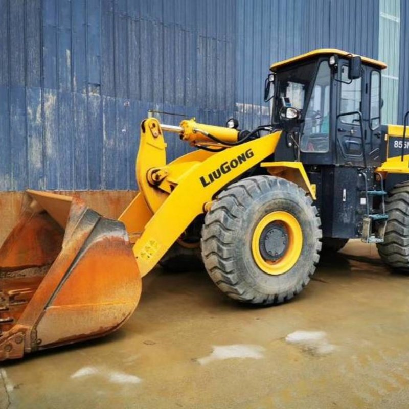 China Famous Brand Liugong Used 4 Wheel Drive New Backhoe And Loader 5Ton CLG855N in Good Condition