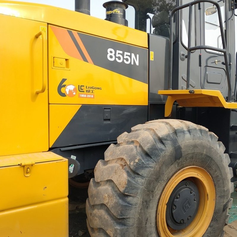 China Famous Brand Liugong Used 4 Wheel Drive New Backhoe And Loader 5Ton CLG855N in Good Condition