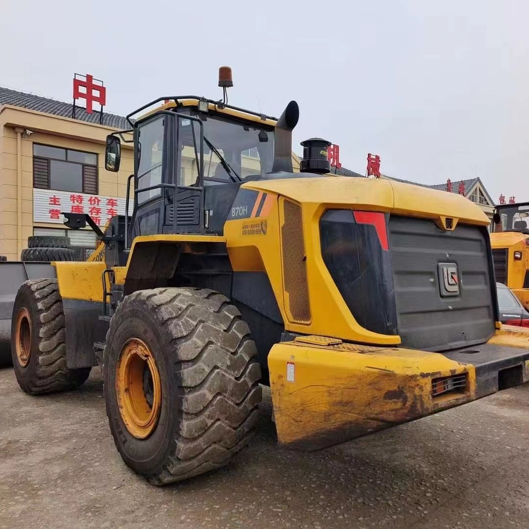 7 Ton Heavy Wheel Loader CLG870H Used Front End Skid Steer Mini Loader with Core Bobcat & JCB Components Engine Pump Motor