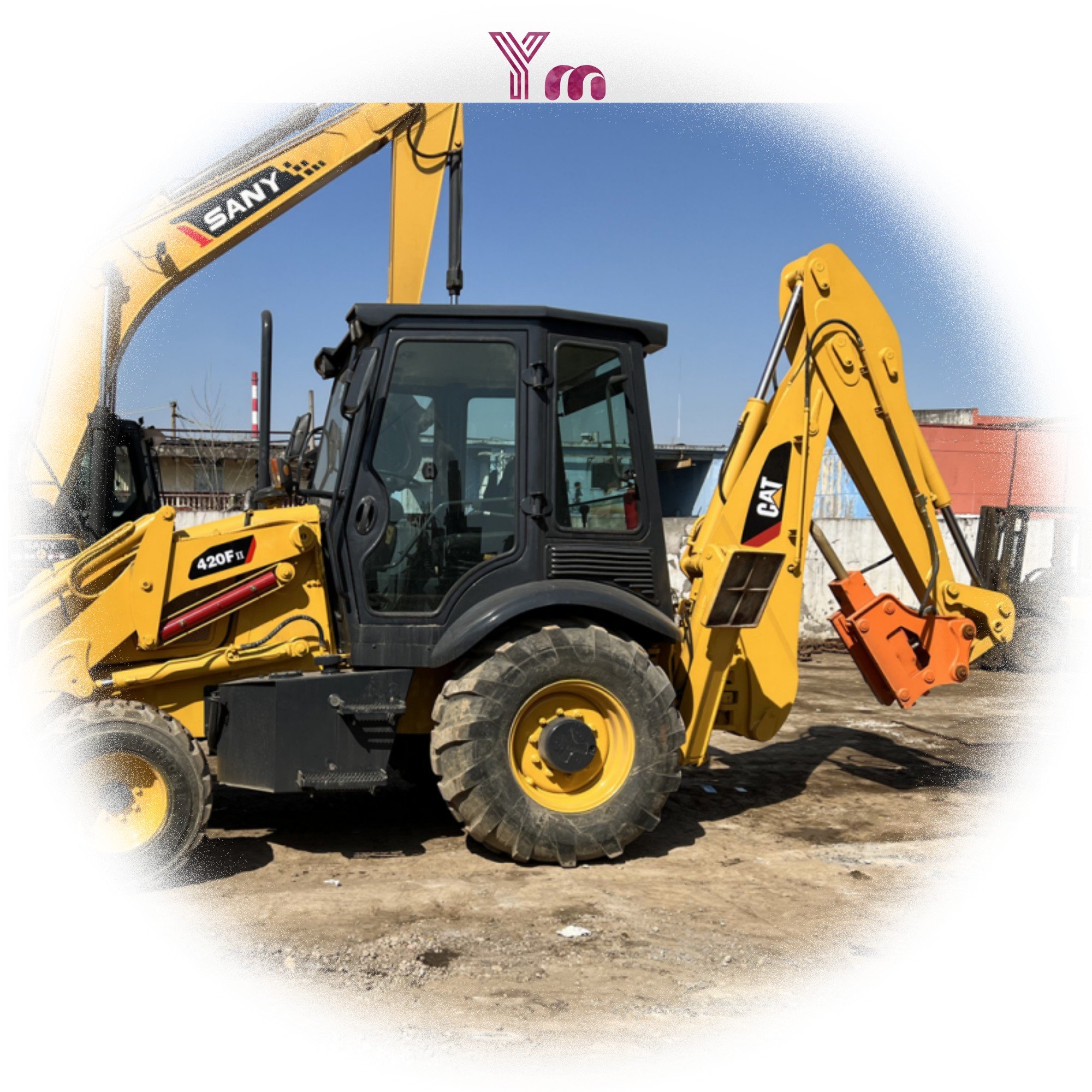 Caterpillar 2020 Provided Used Cat Backhoe Excavator CAT 420F 420F2 Second Hand Backhoe Loader Cat 420f for Sale USA 75 KW JP