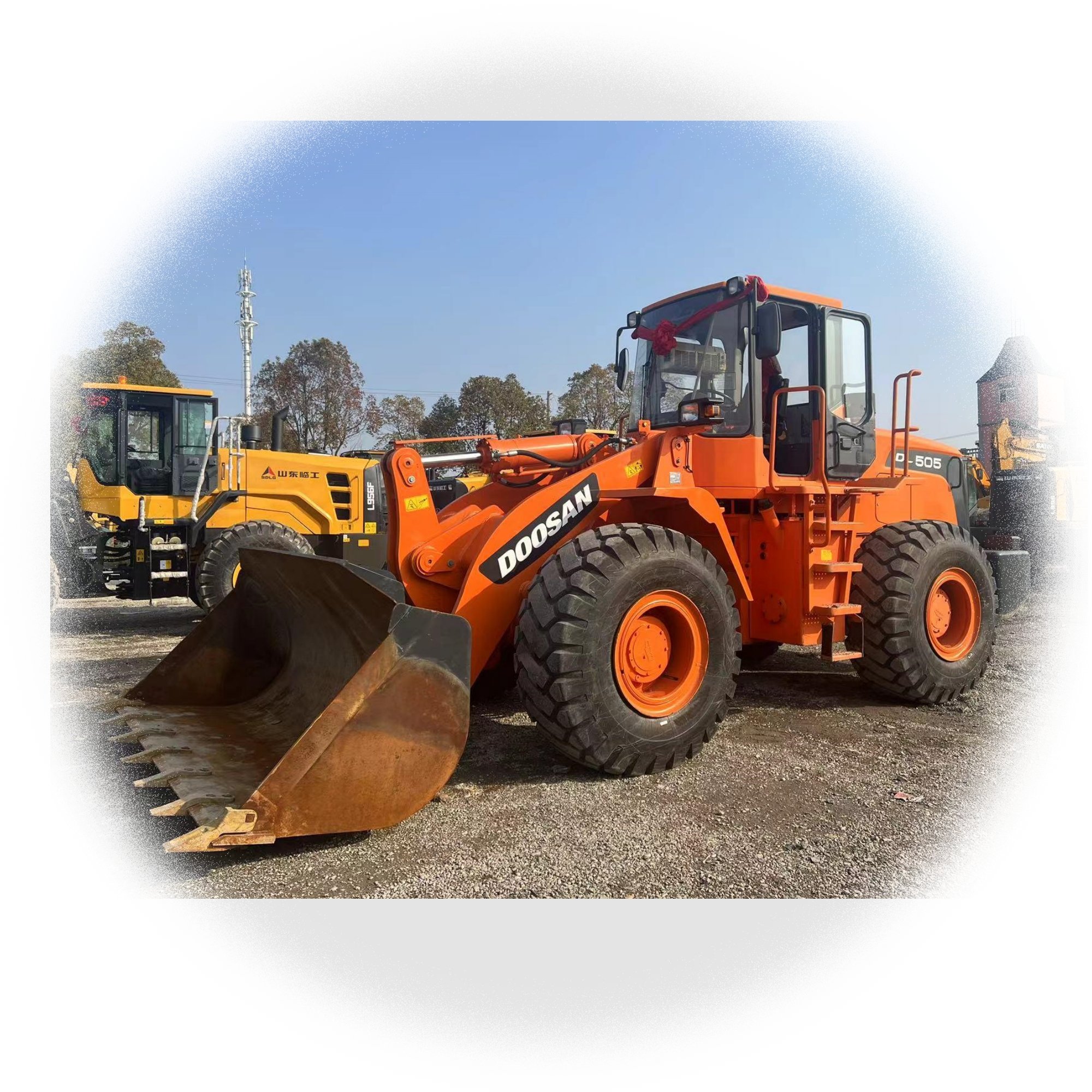 Wheel loader Doosan505 cost-effective used construction machinery Korea Brand Doosan DL505