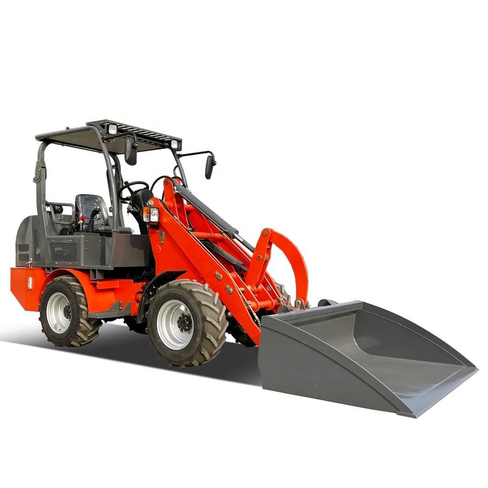 Hot Sale 500kg 1 ton mini wheel loader 4x4 electric Diesel small wheel loader for sale