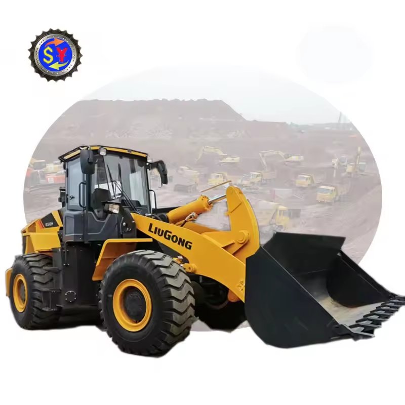 Chinese 5ton model Liugong CLG856H wheel loader 99% new,5 ton front end loader CLG856H payloader low price 856 956