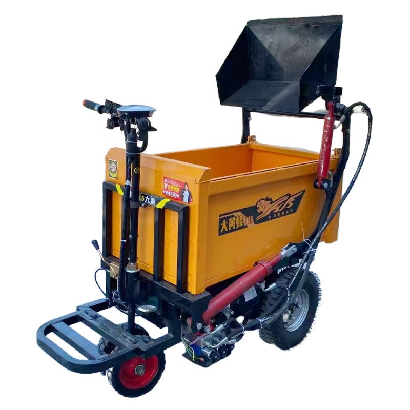 Agricultural Garden Powerful Big Battery Superior Tyre Engineering Trolley Underground Electric Tricycle Used In Mining