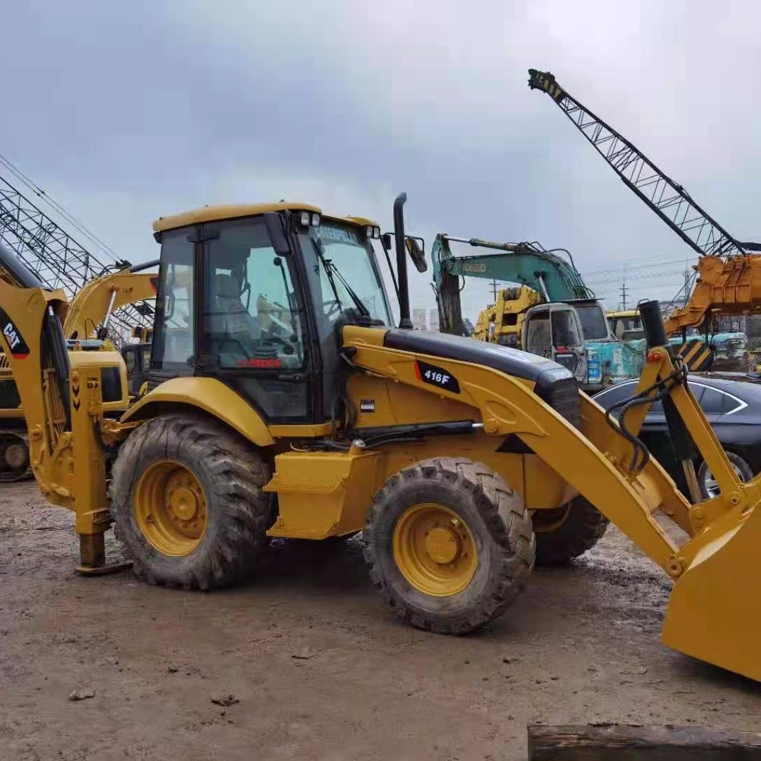 Construction Work Machine Used Tractor Backhoe Wheel Loader, used caterpillar 416F