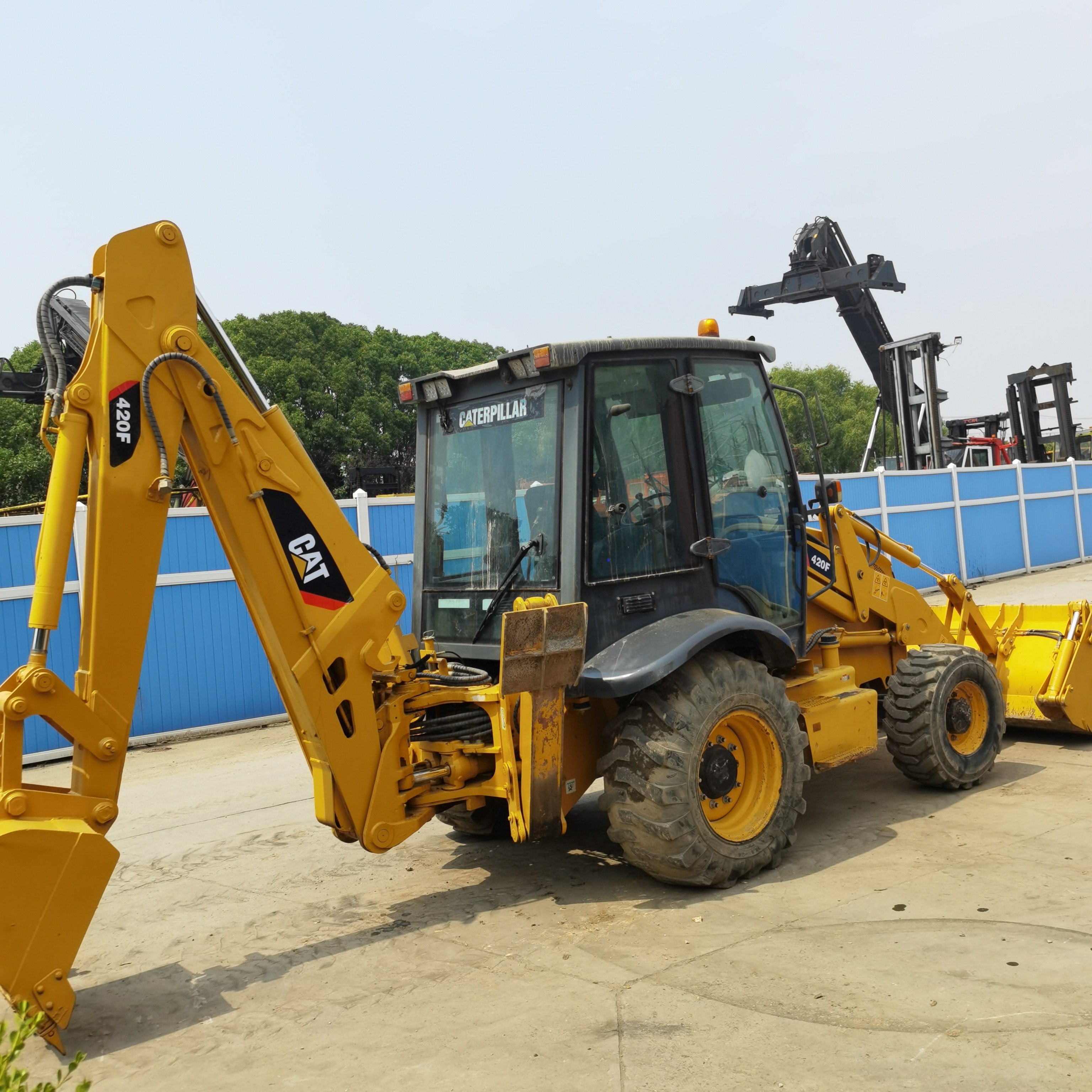 cheap cat 420F used tractor loader backhoe