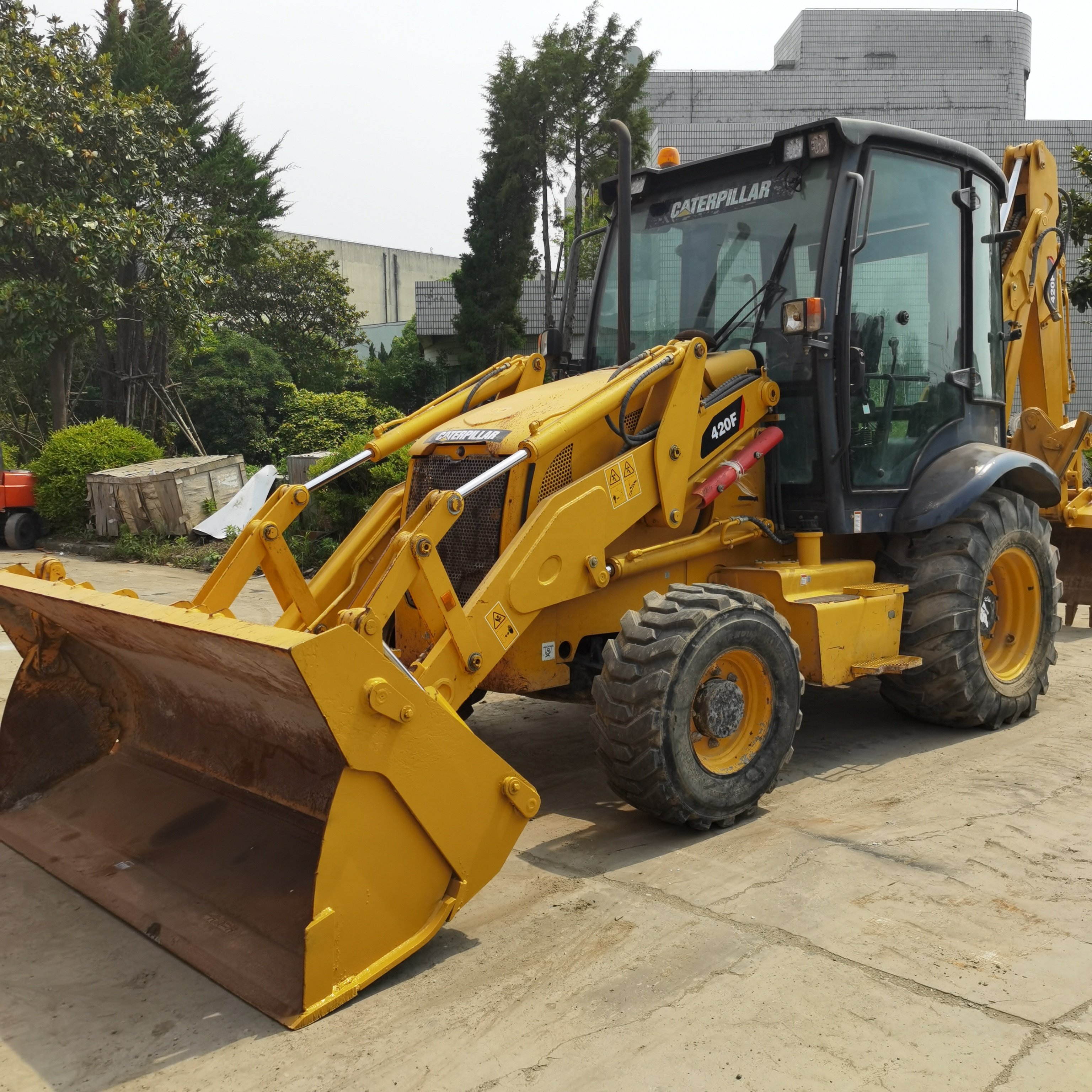 cheap cat 420F used tractor loader backhoe
