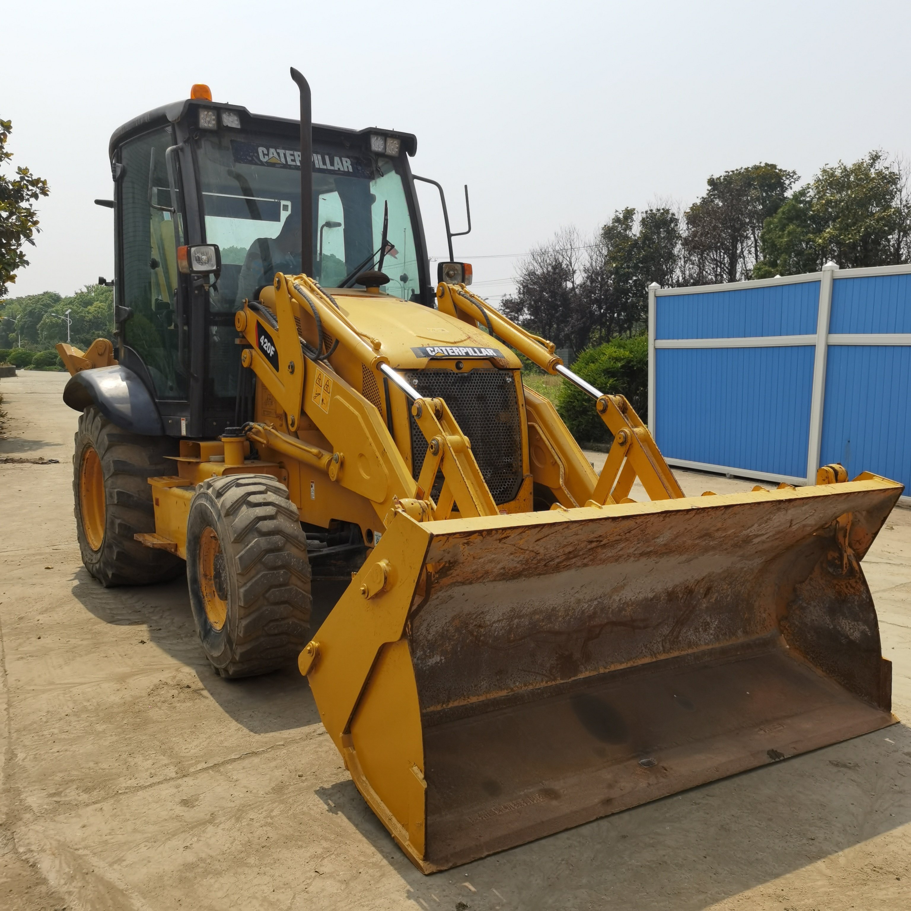 cheap cat 420F used tractor loader backhoe