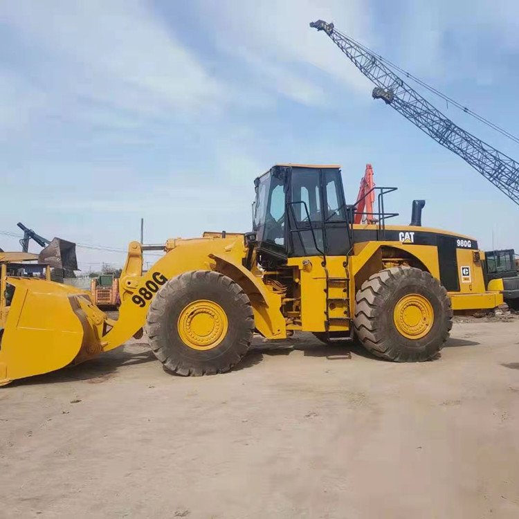 Earth-moving Used Loaders CAT 966G 5-8 Tons Wheeler Loader Construction Machine
