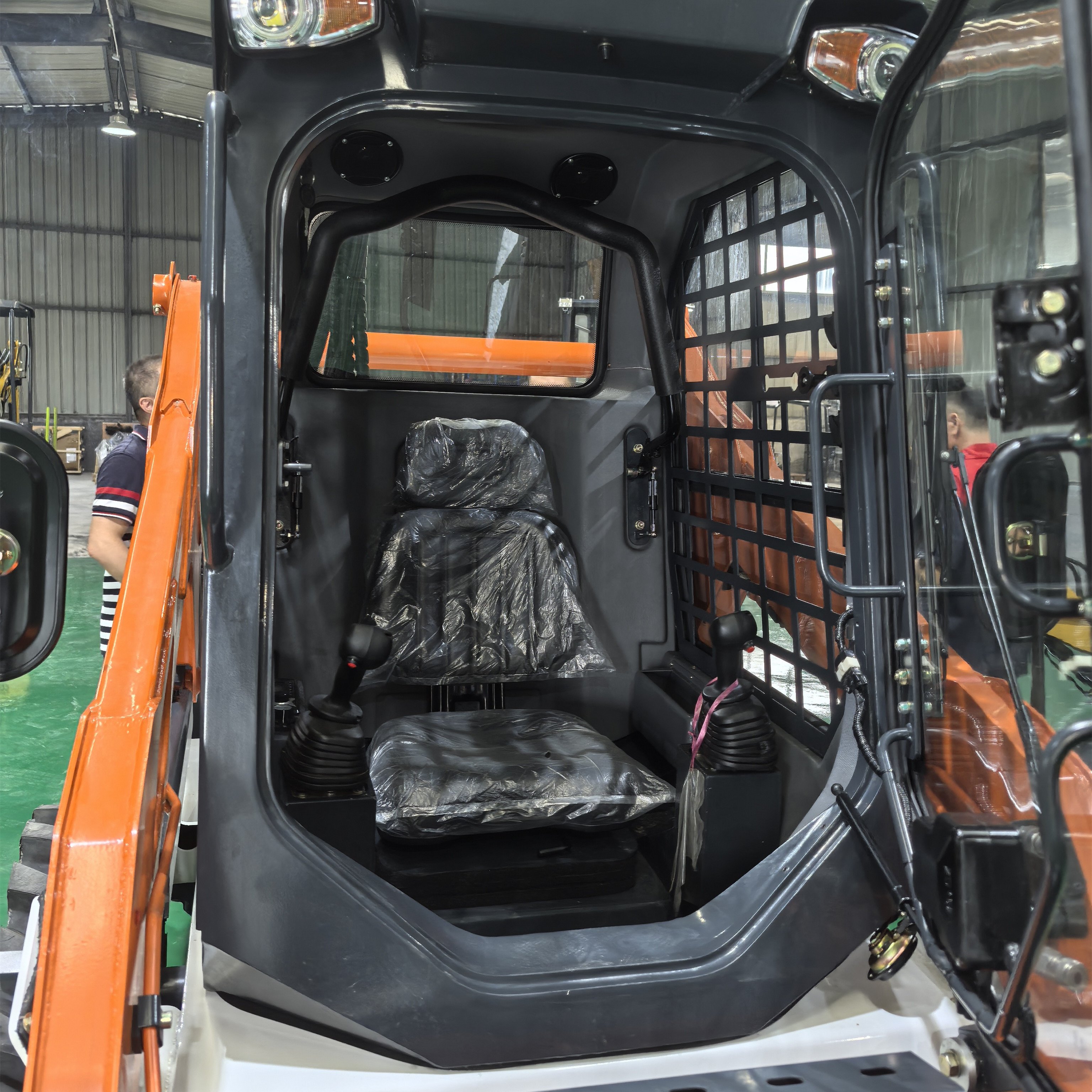 Factory Supply Full-Hydraulic Mini Skid Steer Loader Earth Auger Used/ New Mini Wheel Loader for Skid-Steer Loader